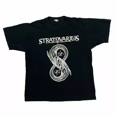 Buy STRATOVARIUS (2000) “Infinite” Graphic Power Heavy Metal Band T-Shirt XL Large • 26.99£