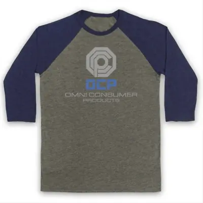 Buy Ocp Omni Consumer Products Unofficial Robocop Sci Fi 3/4 Sleeve Baseball Tee • 23.99£