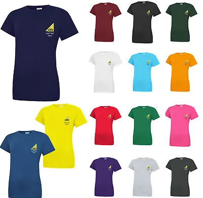 Buy Personalised Embroidered Gas Safe Ladies T-Shirt Officially Registered Merch Top • 11.99£