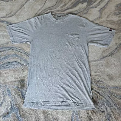 Buy Genuine Dickies Pocket T Shirt Grey Large L Mens Sport Cotton Summer A168 • 7£