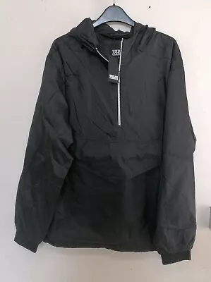 Buy Urban Classics Urban Classics Windbreaker Jacket Pull Over Black Size L (S3)  • 35£