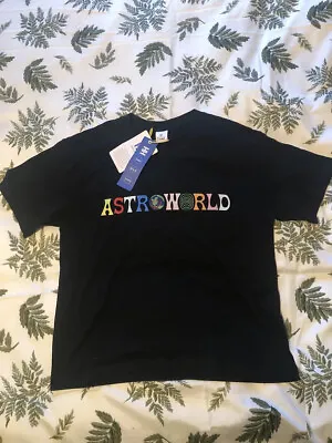 Buy Travis Scott Astroworld Tour T Shirt Wish You Were Here Medium • 9.99£