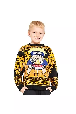 Buy Naruto Kids Christmas Jumper Crew Neck Long Sleeves Sweater Warm Top Cosy • 16.49£