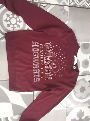 Buy Christmas Jumper I’d Rather Be At Hogwarts 8-9 Years • 6£