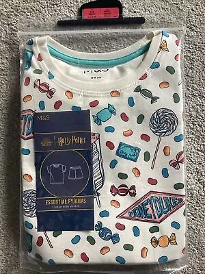 Buy Bnwt M&s Girls Harry Potter Honeydukes Pyjamas Age 8-9 Years  • 9.99£