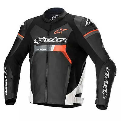 Buy Alpinestars GP Force Leather Motorcycle Jacket With Nucleon Flex Pro Protection • 266.59£