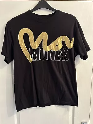 Buy Men’s Tshirt Black Large Money T Shirt. Gold Logo  Good Coondition • 9.99£