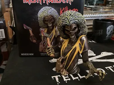 Buy Iron Maiden Killers Eddie Bust Box (Small) Nemesis Now Metal Official Merch • 29£