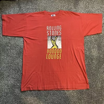 Buy Vintage Rolling Stones Voodoo Lounge T-Shirt XL Single Stitch Made In USA Rare • 89.99£