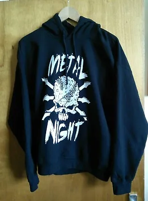 Buy Heavy Metal Themed Black Hoodie Metal Night Size Large • 6.99£