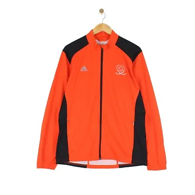 Buy Adidas Track Jacket Orange Full Zip London Marathon 2012 Running Mens Size M • 16.99£
