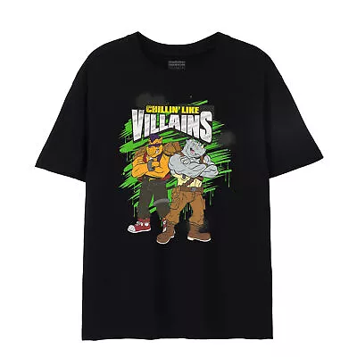 Buy Teenage Mutant Ninja Turtles Mens Villains Bebop & Rocksteady T-Shirt NS7803 • 21.61£