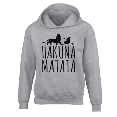 Buy Hakuna Matata Lion King Top Hood Funny Mens Kids Printed Hoodie • 16.99£