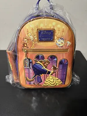 Buy Beauty And The Beast Loungefly Backpack And  Wallet New With Tags • 122.85£