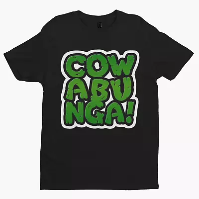 Buy Turtles Cowabunga T-Shirt - Teenage Ninja Funny Turtle Cartoon Film TV Movie • 7.19£