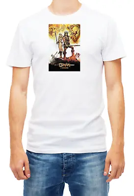Buy Conan The Barbarian Movie Short Sleeve White Men T Shirt K062 • 9.69£