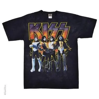 Buy Official Licensed - Kiss - Love Gun Tie Dye T Shirt Rock Import Simmons • 19.99£