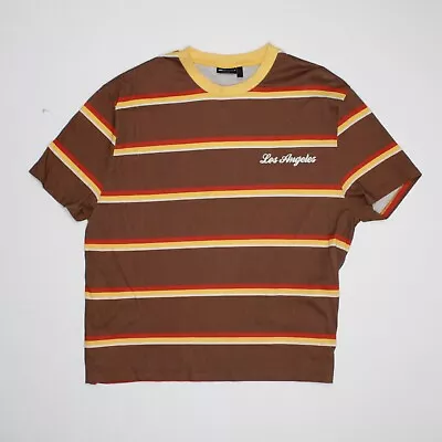 Buy ASOS Design Men’s Tshirt Size L Large Short Sleeve Oversized Los Angeles Stripe • 8.99£
