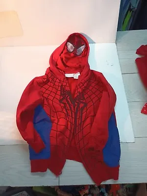 Buy (1) PO Marvel The Amazing Spiderman 2 -Full Zip-Up Hoodie Sweatshirt Kids Size 7 • 70.78£