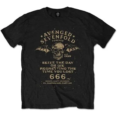 Buy Avenged Sevenfold - Seize The Day Band T-Shirt Official Merch • 18.92£