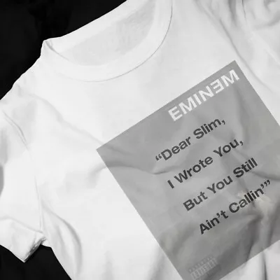 Buy Eminem - Stan - Lyrics Original Artwork - Marshall Mathers LP - T-Shirts • 12.99£