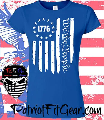 Buy Womens T-shirt,We The People,1776,Dont Tread On Me,Flag,Freedom,Live Free Or Die • 17.31£