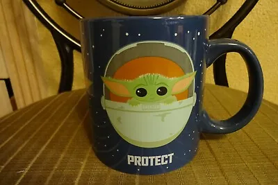 Buy Baby Yoda Coffee Mug Protect Attack Snack Official Licensed Star Wars Merch • 14.47£