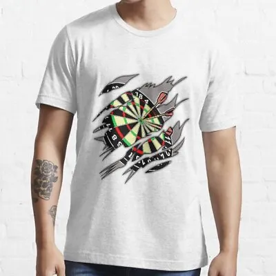 Buy Darts Dartboard Sports Pub Funny Bullseye Game 90s Mens Film Movie T Shirt • 5.99£
