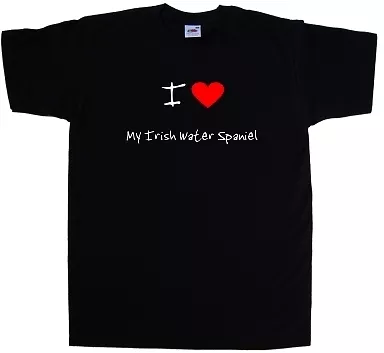 Buy I Love Heart My Irish Water Spaniel T-Shirt • 8.99£