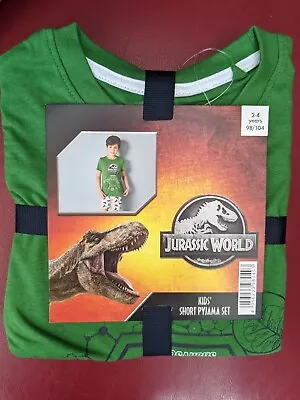 Buy Jurassic World Short Pyjama Set/age 2-4 PJ • 13.99£
