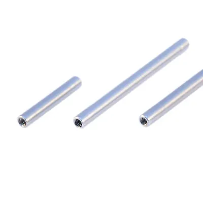 Buy Steel Internally Threaded Straight Barbell For Piercings & Body Jewellery • 1.99£