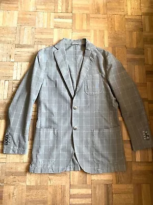 Buy L.B.M 1911 Mens Deconstructed Jacket S Grey Check • 17.50£