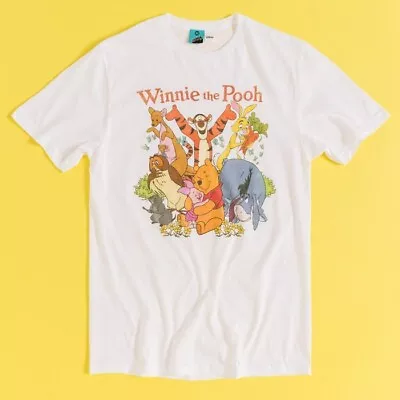 Buy Official Disney Winnie The Pooh And Friends White T-Shirt • 19.99£