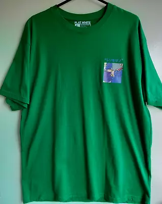 Buy Japan Tokyo Theme New T-shirt Printed Design Green 100% Cotton Size L • 12.99£