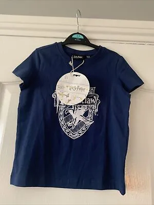 Buy Harry Potter Wizarding World Ravenclaw House Logo T-shirt Top Childrens Age 3-4 • 4.99£