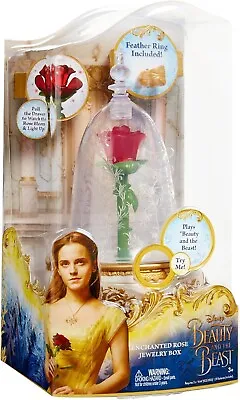 Buy Disney Beauty And The Beast Enchanted Rose Jewellery Box • 17.99£