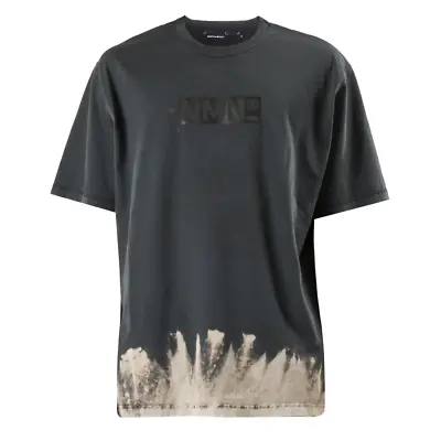Buy Nemen Logo Discharged T-Shirt Black • 62.64£