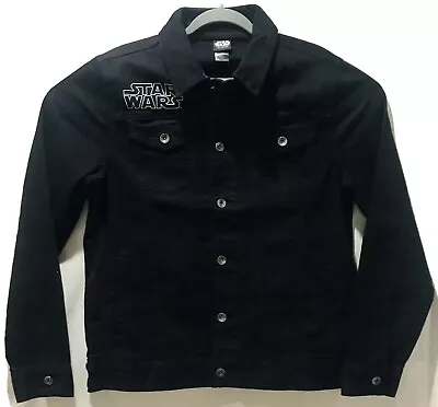 Buy Beautiful Men’s Disney Parks Star Wars Black Denim College Jacket Black Medium • 66.31£