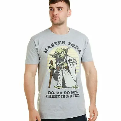 Buy Star Wars Mens T-shirt Master Yoda Do Or Do Not There Is No Try S-2XL Official • 13.99£