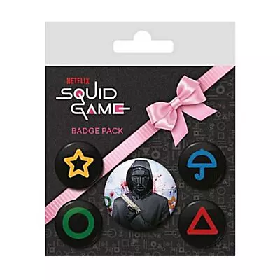 Buy Squid Game Front Man 5 Piece Button Badge Set • 8.72£