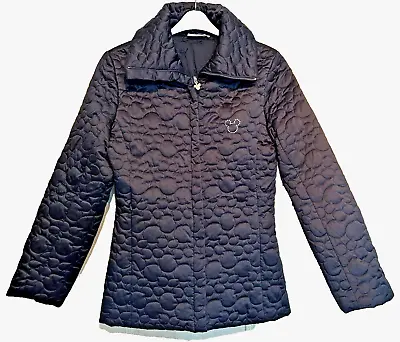 Buy Disneyland Resort Paris Mickey Mouse Quilted Jacket Size M With Diamante Design • 39.99£