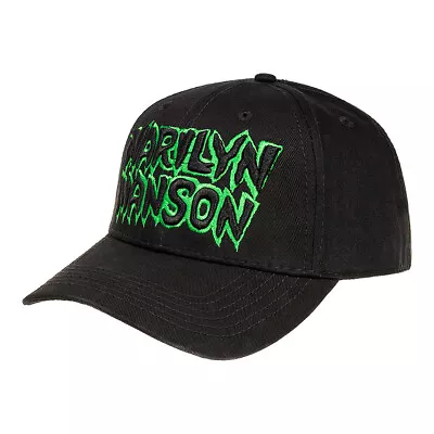 Buy Official Marilyn Manson Logo Cap (Black) • 15.99£