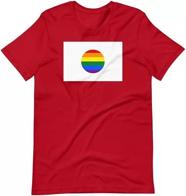 Buy Japan Flag T-Shirt LGBT+ Rainbow Flag Var Sizes S-5XL • 14.99£
