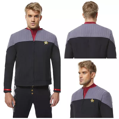 Buy Star Generations Jean-Luc Picard Coat Jacket Suit Cosplay Halloween Costume • 51.44£