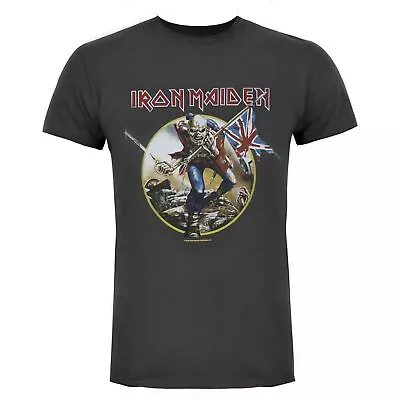 Buy Amplified Official Mens Iron Maiden Trooper T-Shirt NS4472 • 23.03£