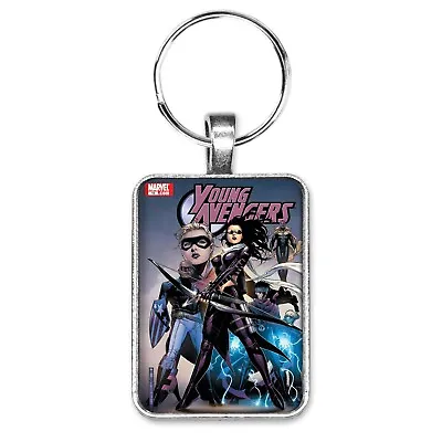 Buy Young Avengers #10 Cover Key Ring Or Necklace Classic Marvel Comic Book Jewelry • 10.20£