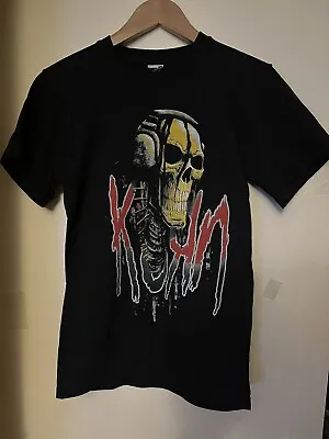 Buy KORN T Shirt Small Black 2011 World Tour Concert Band Music Double Sided • 29.99£