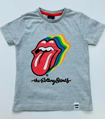 Buy Kids Rolling Stones T-Shirt Ex Highstreet Age 3M To 7 Yrs NEW • 5.99£