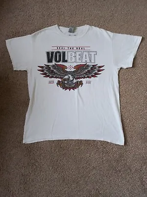 Buy Official Volbeat T-Shirt - Gildan Size M - Heavy Metal - Trivium In Flames  • 7.99£