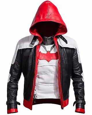Buy Batman Arkham Knight Red Hood Leather Jacket & Vest  • 48.14£